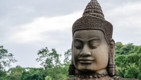 Siem Reap Angkor Temples Statue, Cambodia
